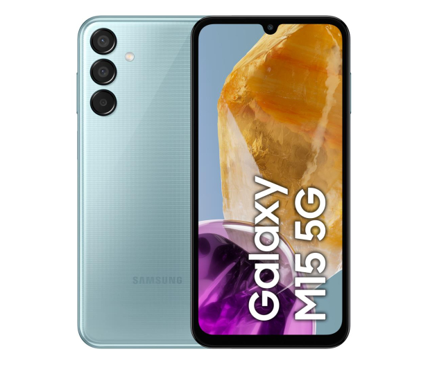Samsung Galaxy M15 5G 4/128GB Light Blue 25W 90Hz - 1232123 - zdjęcie